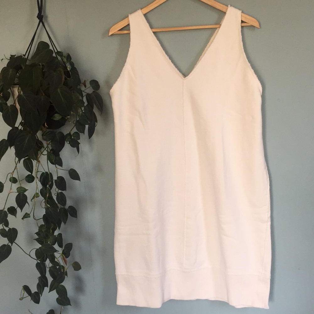 Rag & Bone Sweatshirt Tank Dress